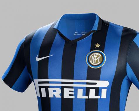 Maglia Inter con 'main sponsor' Pirelli