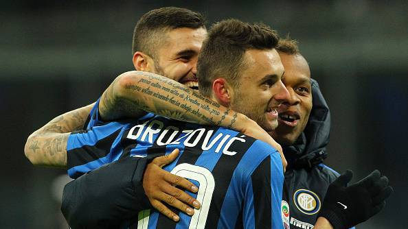 Inter, Marcelo Brozovic e Mauro Icardi ©Getty Images