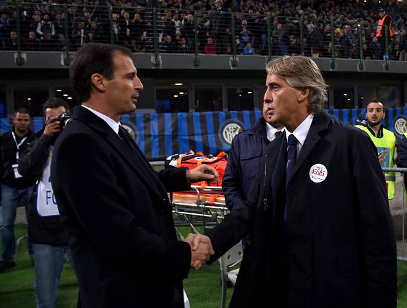Allegri e Mancini (Getty Images)