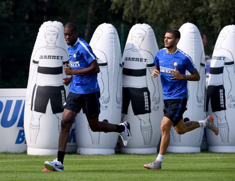 Icardi e Kondogbia alla Pinetina ©Getty Images