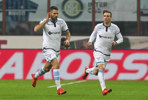 Antonio Candreva esulta per il gol all'Inter ©Getty Images