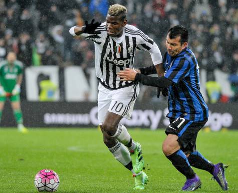 Medel contro Pogba in Juventus-Inter ©Getty Images