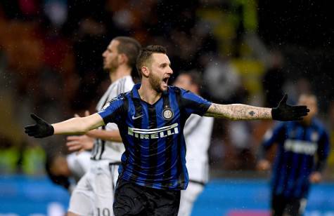 Brozovic dopo la doppietta alla Juve ©Getty Images