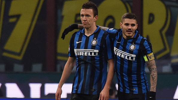 Mauro Icardi con Ivan Perisic ©Getty Images