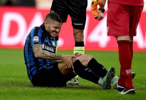 Icardi si infortunia al ginocchio ©Getty Images