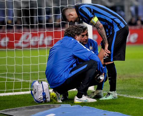 Inter-Bologna, Icardi si infortunia al ginocchio ©Getty Images