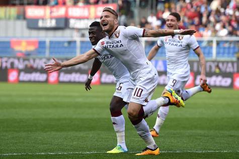 Immobile festeggia dopo un gol ©Getty Images