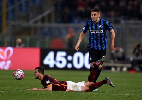 Inter, Manaj in azione contro la Roma ©Getty Images