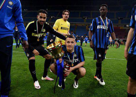Inter, Manaj dopo la vittoria della Coppa Italia Primavera ©Getty Images