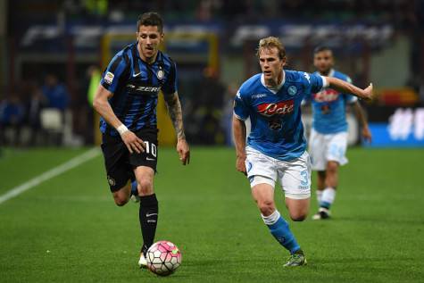 Jovetic in Inter-Napoli ©Getty Images