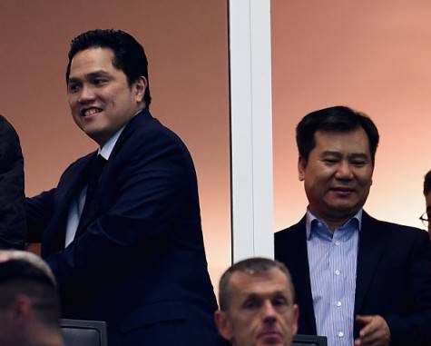 Inter, Thohir e il Ceo del Suning Zhang Jindong al 'Meazza'' ©Getty Images