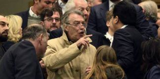 Juventus-Inter, Moratti