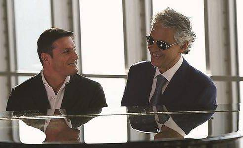 Bocelli con Zanetti