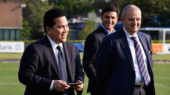 Inter, Erick Thohir e il dg Gardini ©Getty Images