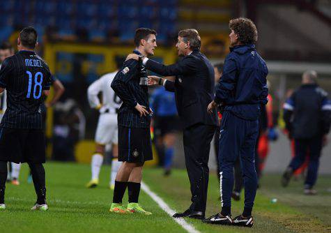 Inter, Kovacic con Mancini nella stagione 2014-2015 ©Getty Images