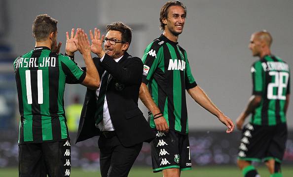 Inter, Sime Vrsaljko con Di Francesco ©Getty Images