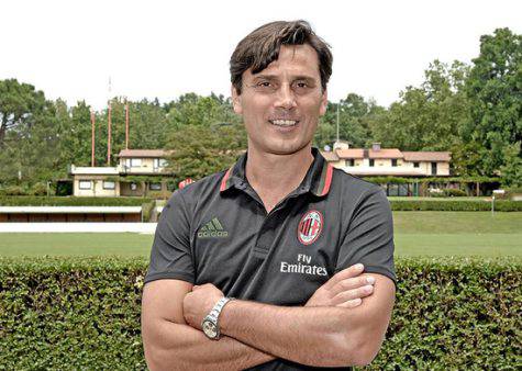 Montella da tecnico del Milan (Getty Images)