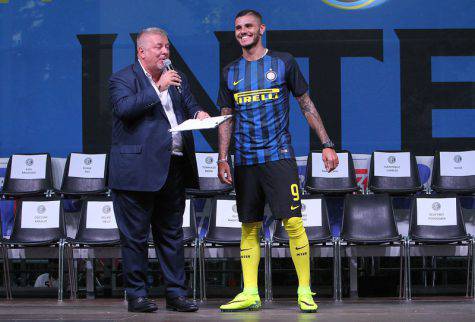 Inter, Mauro Icardi sul palco di Riscone ©inter.it