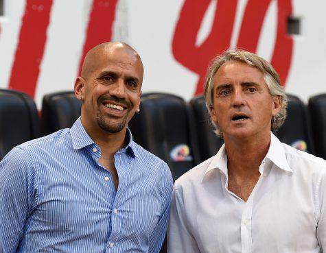 Veron con Mancini ©Getty Images