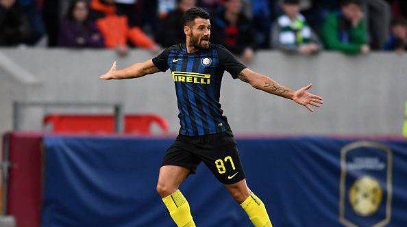 Inter-Southampton, Candreva