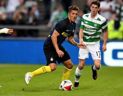 Jovetic in azione con la maglia dell'Inter ©Getty Images