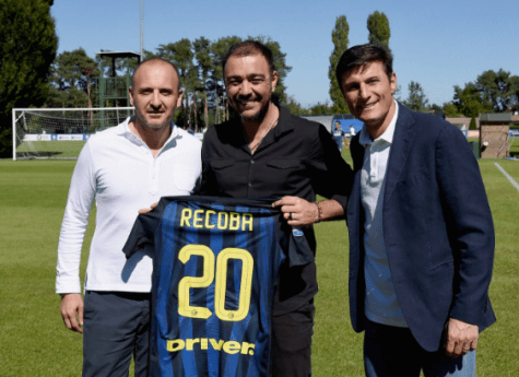 Inter, Recoba in visita alla Pinetina (Twitter ©inter)