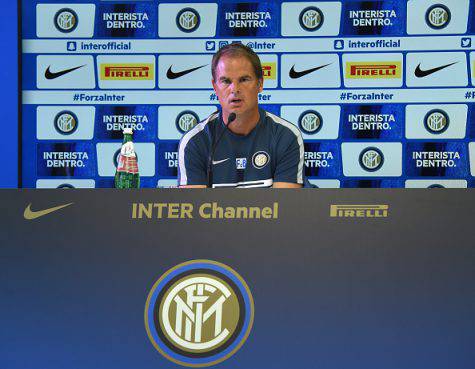 Inter-Hapoel Be'er Sheva, de Boer in conferenza ©Getty Images