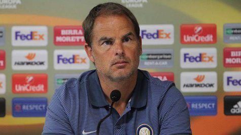 Frank de Boer in conferenza - Getty Images