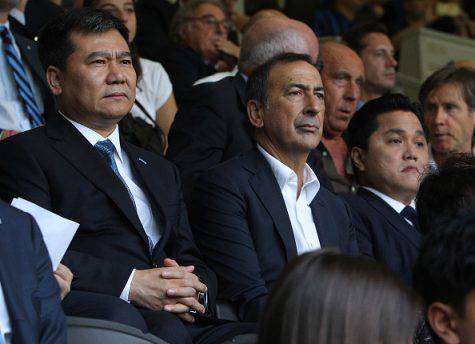Inter, Zhang con Sala e Thohir al Meazza - Getty Images