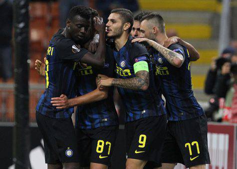 Inter-Southampton 1-0, i nerazzurri festeggiano (Getty Images)