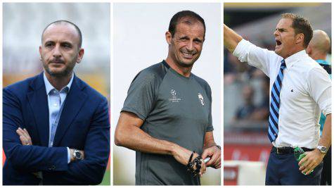 Ausilio, Allegri e De Boer - Getty Images