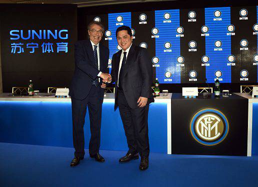 Inter, Thohir e Moratti ©Getty Images