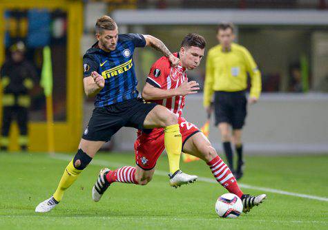 Inter, Davide Santon in azione ©Getty Images