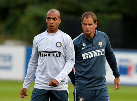 Inter, Joao Mario con de Boer ©Getty Images