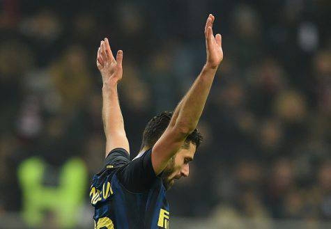 Inter, Candreva esulta dopo il gol nel derby (Getty Images)