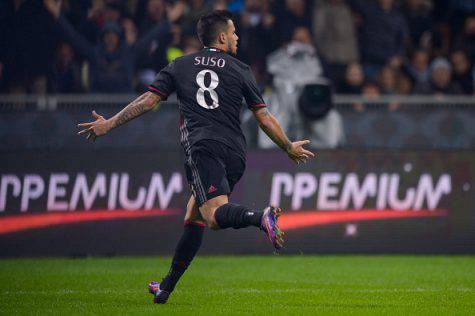 Suso, doppietta nel derby (Getty Images)