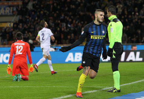 Icardi, doppietta contro la Fiorentina (Getty Images)