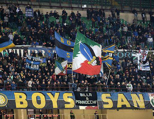 Giudice sportivo: 2500 euro di multa all'Inter ©curvanordmilano.net