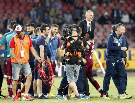 Pioli quando sbancò il San Paolo con la Lazio (Getty Images)