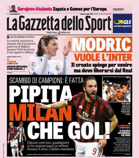 gazzetta dello sport inter