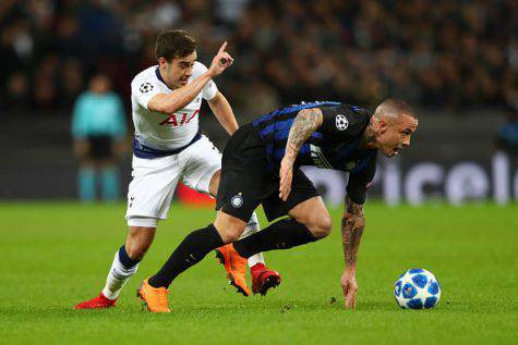 Tottenham Inter infortunio Nainggolan