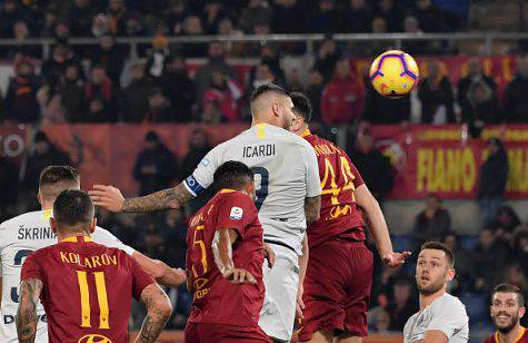 Roma Inter cronaca pagelle tabellino