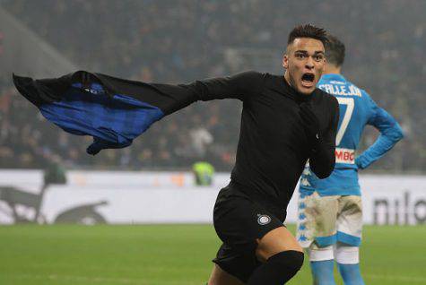Inter Napoli Lautaro Martinez