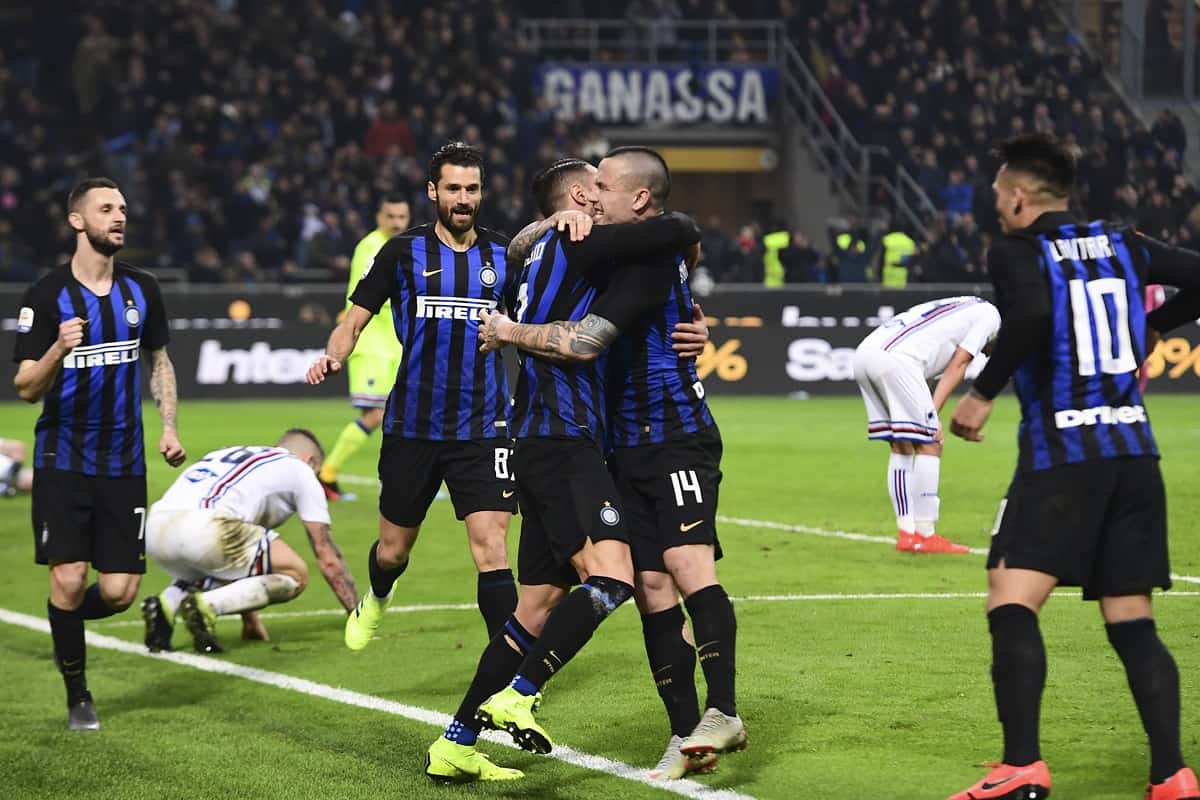 Inter Sampdoria pagelle tabellino