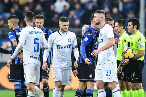 Inter Atalanta formazioni ufficiali