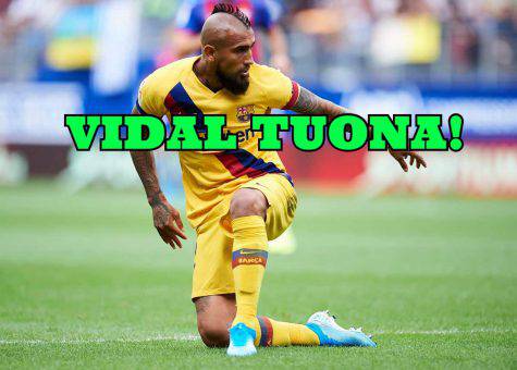 calciomercato inter vidal denuncia barcellona conte marotta juventus