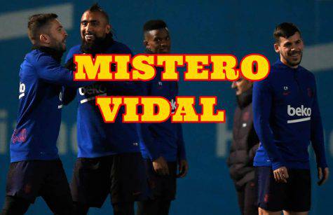 calciomercato inter vidal giallo conte barcellona real madrid