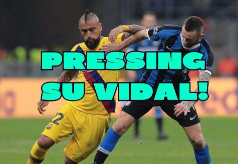 calciomercato inter vidal pressing barcellona