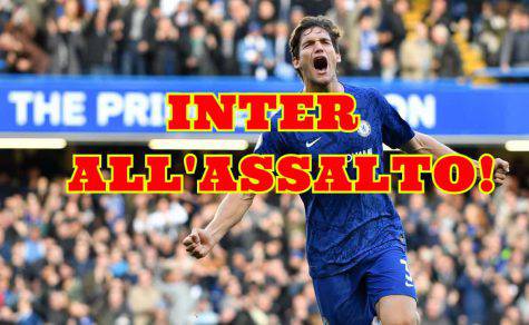 inter assalto offerta chelsea marcos alonso