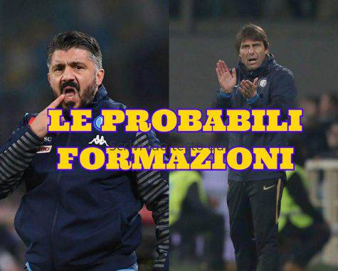 formazioni gattuso conte insigne sensi